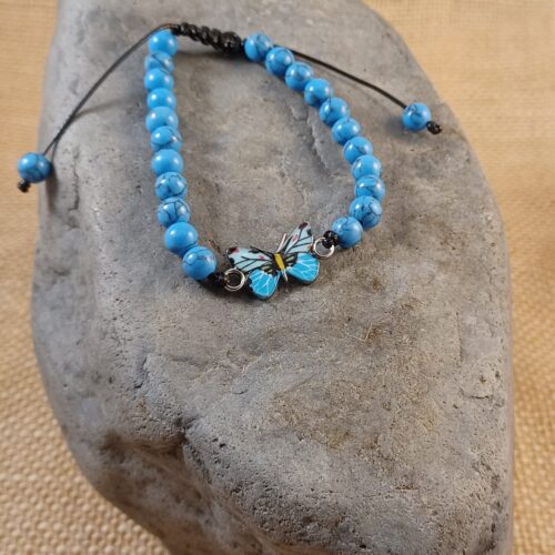 BUTTERFLY BEADED BRACELET